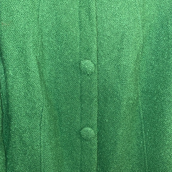 Lafayette 148 NY Green Wool Suit Skirt Set - Picture 4 of 14